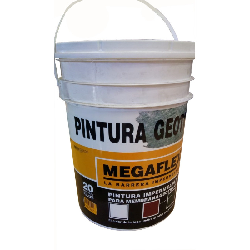 PINTURA GEOTRANS BLANCA X 20LT MEGAFLEX PINTURA GEOTRANS BLANCA X 20LT MEGAFLEX