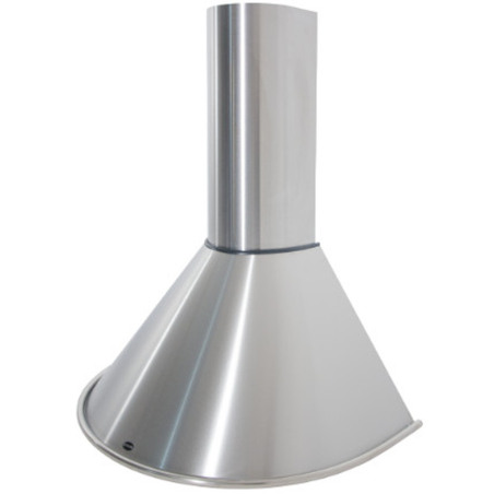 CAMPANA DHINOX SEMICIRC.ACERO 60CM S/ACC C/CUBREC