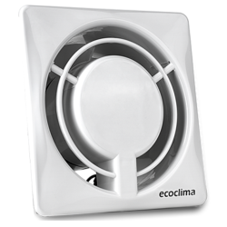 EXTRACTOR BAÑO CUAD. COLOR 10CM-ECOCLIMA 501