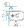 JOHNSON PILETA SIMPLE E-60A 68.3X44.5X20