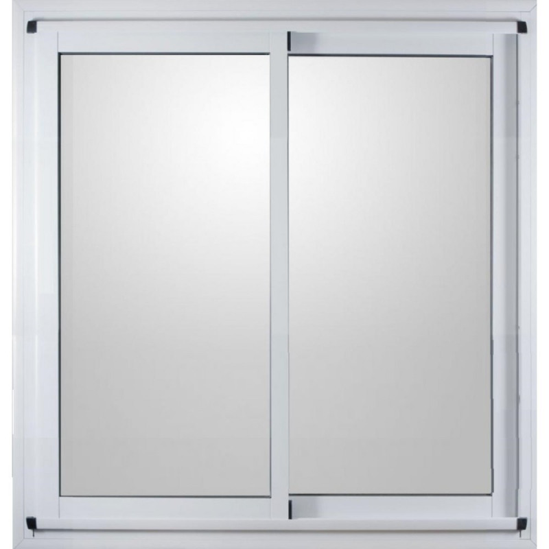 VENTANA ALUMINIO BLANCO VIDRIO ENTERO SIN GUIA CON VIDRIO 150X150 VENTANA ALUMINIO BLANCO VIDRIO ENTERO SIN GUIA CON VIDRIO 150X150