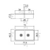 JOHNSON PILETA DOBLE QUADRA Q76A