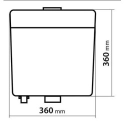 Deposito mochila ultrachata con descarga dual ecológico Ideal