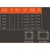 Armalogic H° 8mm estructura 5mm - 10x10cm x 3.0m