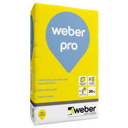 Weber pegamento PRO porcelanato x30kg