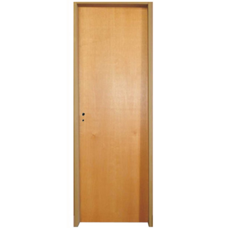 Puerta Placa cedro - Marco chapa 18 - 70x15 Línea Verde - Valentinuz (Derecha)