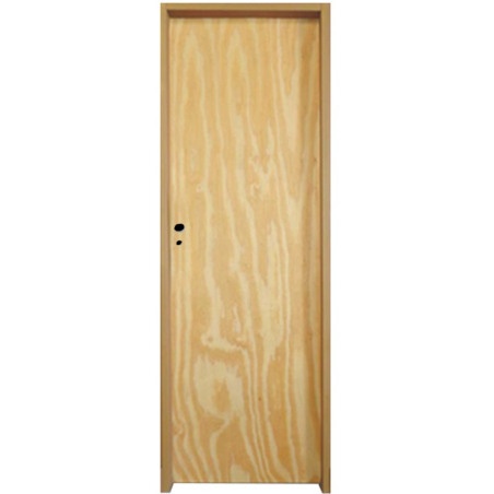 Puerta Placa pino marco chapa 18 - 70x15 Valentinuz - (Derecha) Standard