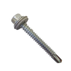 Tornillo autoperforante 14 x 2\'\' con arandela marca Tornillo Alvear