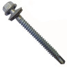 Tornillo autoperforante 14 x 2 ½'' con arandela marca TEL