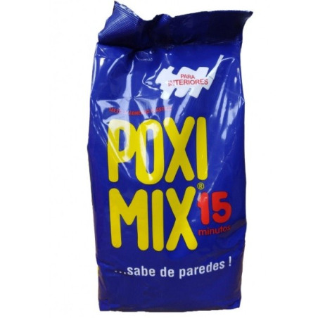 Mezcla adhesiva plástica Poximix interior x 3Kg