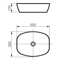 Ferrum Tori bacha Cuadra Slim 50x39 LK435B