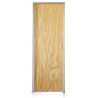 Puerta placa pino - Marco de aluminio blanco 70x10 - Valentinuz (Izquierda)