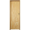 Puerta Placa pino marco chapa 20 - 80x10 Doble Aleta - Valentinuz - (Izquierda)