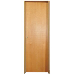 Puerta Placa cedro - Marco chapa 20 - 80x10 Doble aleta - Valentinuz (Derecha)