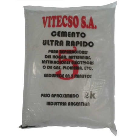 Cemento Rápido Gris 2 Kg