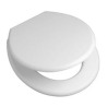 Asiento inodoro pilar blanco herrajes nylon blanco Paravor