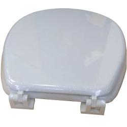 Asiento inodoro pilar blanco herrajes nylon blanco Paravor