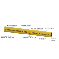 Epoxi caño de gas NAG251 - 1 1/2' x 6,40m