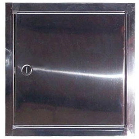 Puerta para llave de paso 30x30cm - Acero inoxidable