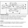 Metal desplegado 270x16x20 rollo 1,00mt x 10mts