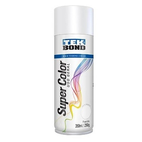 Pintura en aerosol 250gr - Uso general - Blanco mate