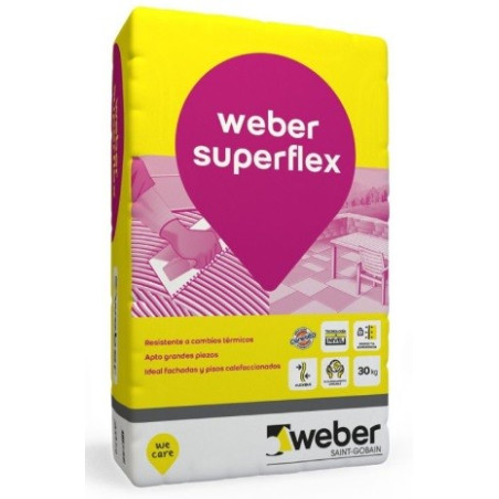 Weber pegamento superflex x 30kg