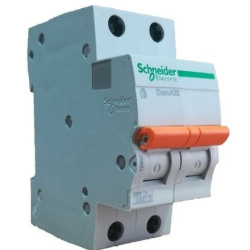 Interruptor termo magnético bipolar DOM32 2X32 Amp Schneider