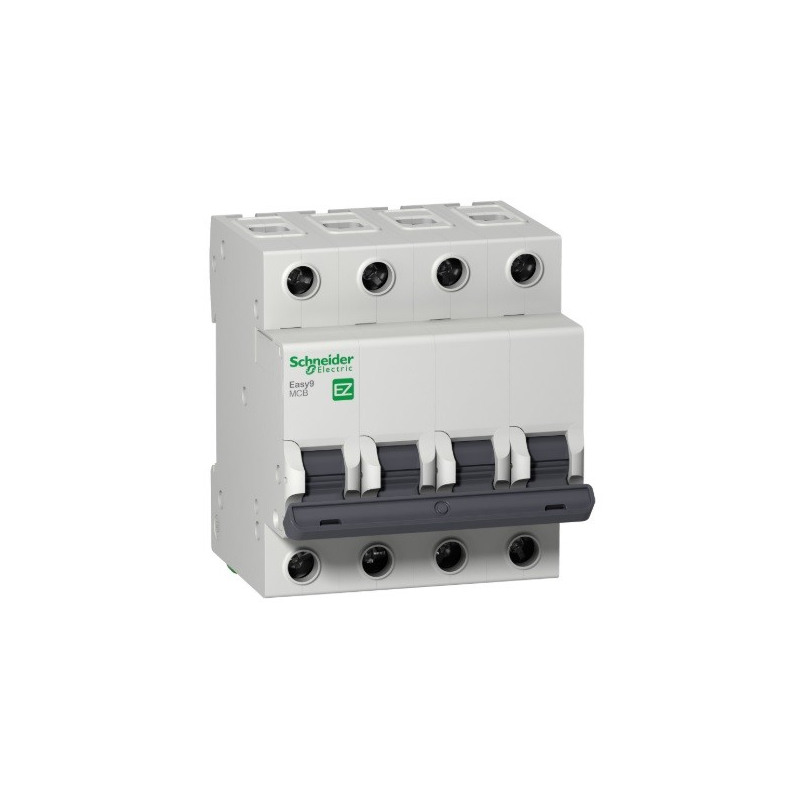 Interruptor termo magnético tetrapolar EASY9 4X32 Amp Schneider