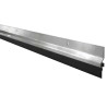 Zócalo de aluminio/goma para puerta 1.00m