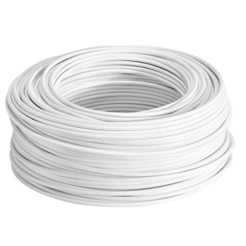 Cable blanco 1 x 2,5mm Rollo x 100m