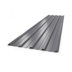 Chapa trapezoidal 101 prepintada gris N°25 - 1.010 x 5.50m