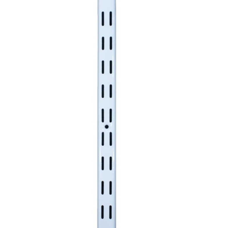 Riel para estanterías x 1,50mts - Blanco