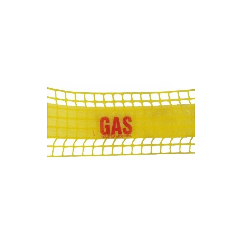 Malla advertencia gas 15 cm x ml (Mínimo de compra 5 mts)