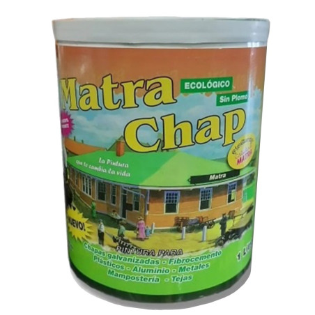 Matra - Pintura al agua para chapa - Negro - 4 litros