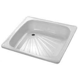CAPEA-RECEPT DUCHA AMERICA 80X80 ACERO BCO