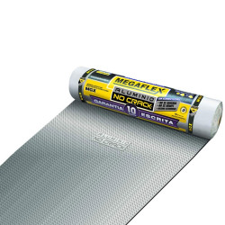 Membrana asfáltica con aluminio - MGX 400 - 35kg 1x10m - Megaflex