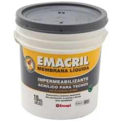 Membrana líquida blanca x 10kg - Emacril - EMAPI