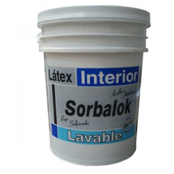Sorbalok latex interior lavable blanco x 20 lts