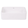 Roca bacha Lea rectangular de porcelana sobre encimera - Blanca - 450x300