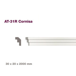 Moldura Atenneas poliestireno at 31R 30x20x2000mm