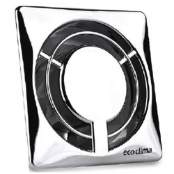 Extractor Ecoclima baño cuadrado - cromado 15cm - 526