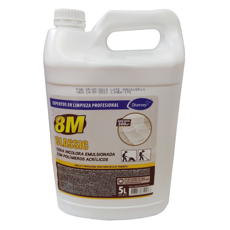 8M Emulsión autolustre cera - x 5lts