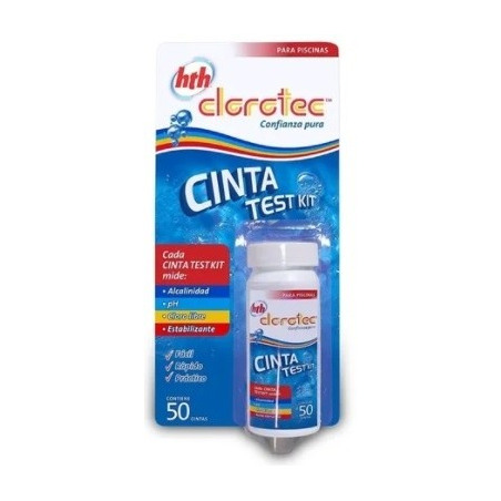 Cinta análisis cloro-pH-alcal x 50 unidades Clorotec