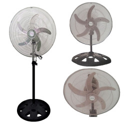 Ventilador 3 en 1 - 21'' 100W. Pie 220VCA