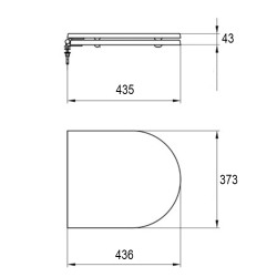 Asiento inodoro Veneto/Varese HDF Ferrum TTXC