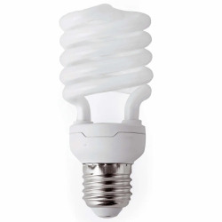 Lampara bajo consumo 15W - Espiral Mini Cálida