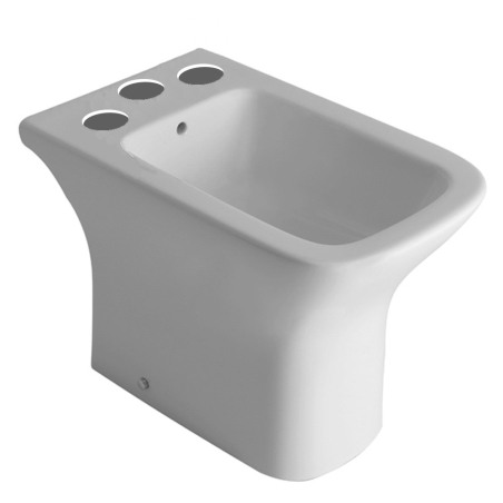 Ferrum Temple Bidet 3 Agujeros - Blanco - BBA1X