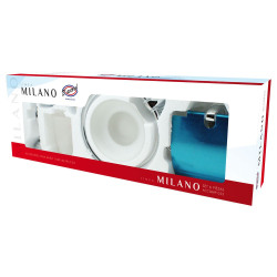 Accesorio baño Kit 6 piezas - Cromado - Milano - Daccord