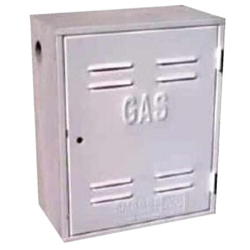 Gabinete para gas 40x60x30 hormigón compacto con puerta epoxi aprobado